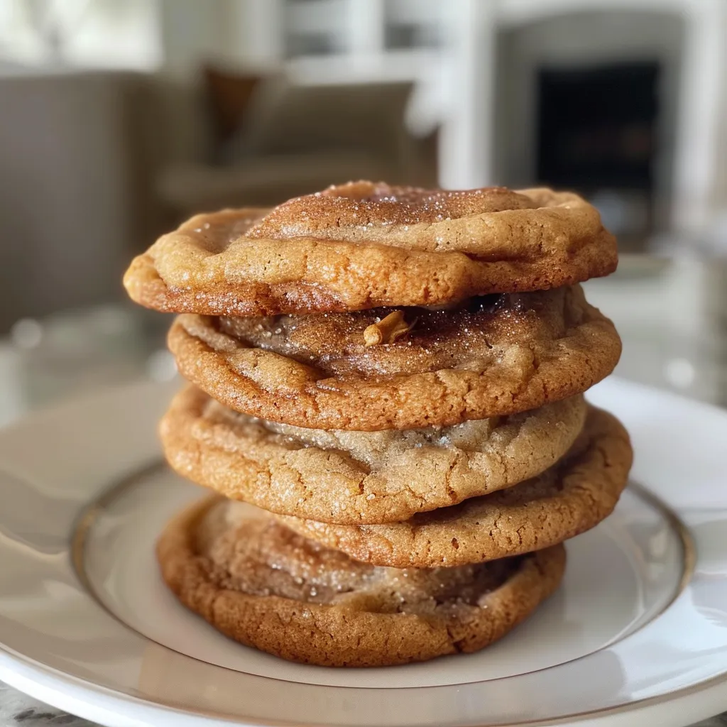 Chewy Maple Cinnamon Cookies with White Chocolate