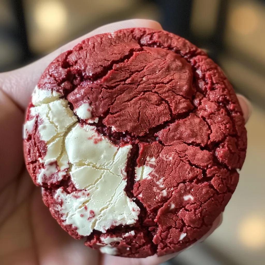 Red Velvet Crinkle Cookie: A Sweet Bite of Comfort